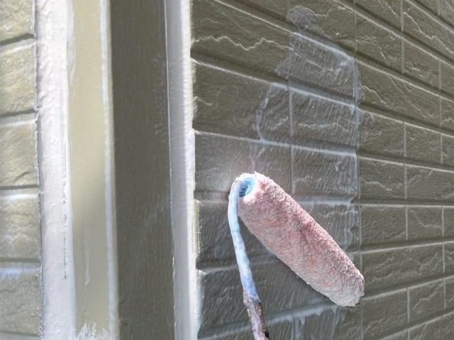 稲美町の外壁下塗り